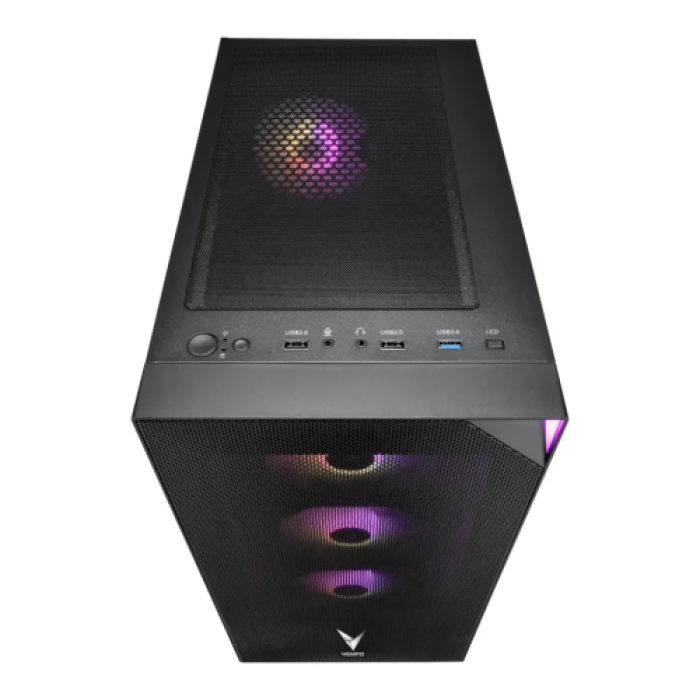 VENTO VG4200S Mid Tower, 750W 80+ Siyah, Temperli Cam, RGB, ATX GAMING KASA