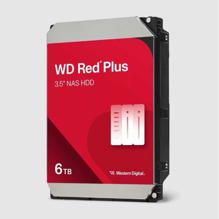 6TB WD RED PLUS SATA 5400RPM 256MB WD60EFPX