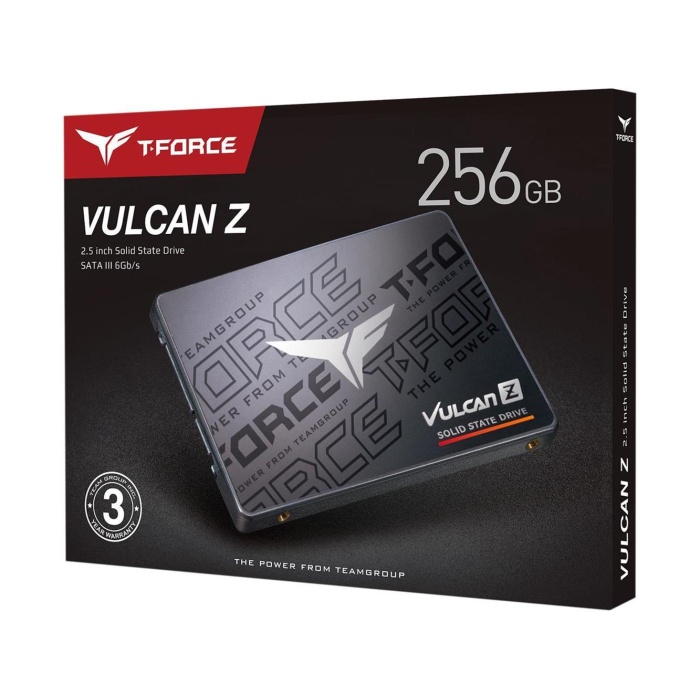 Team 256GB Vulcan Z T253TZ256G0C101 520-450MB-s 2.5 SATA 3 SSD Disk