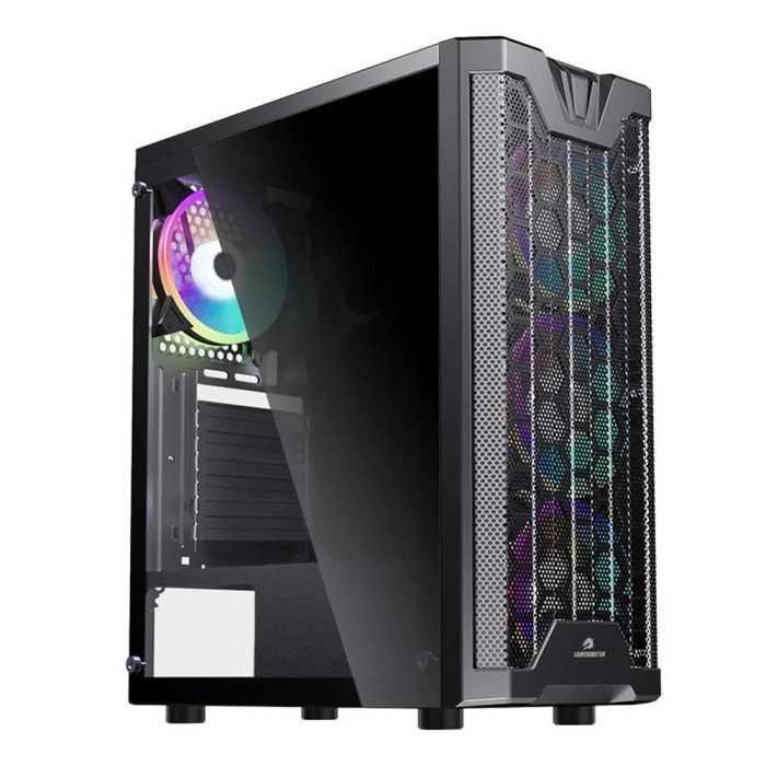 GameBooster GB-F3101B USB 3.0, ATX Mesh, RGB Fan, Siyah Kasa  (PSU yok)