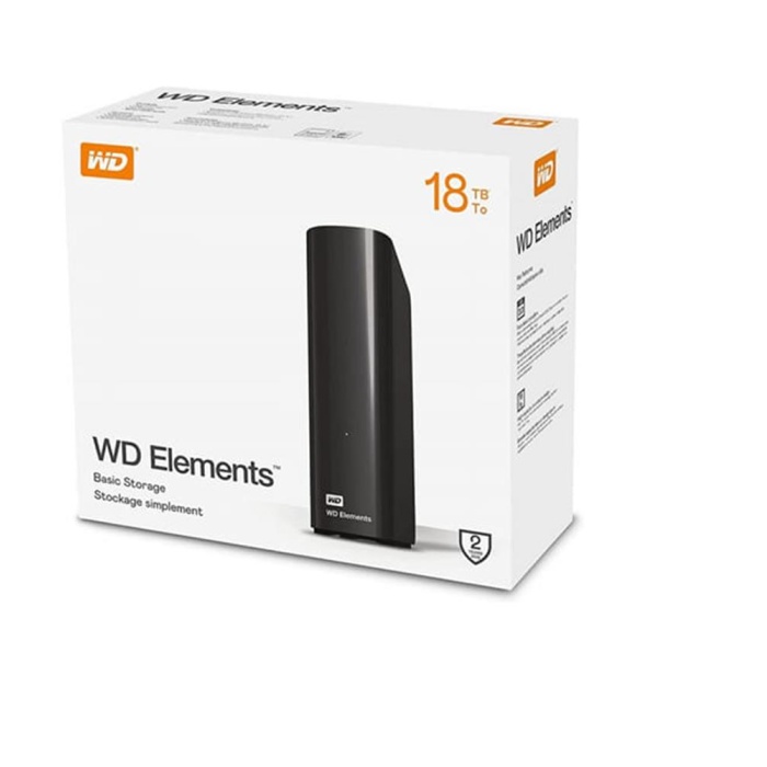 Wd 18TB Elements 3.5 WDBWLG0180HBK-EESN Siyah Harici Disk