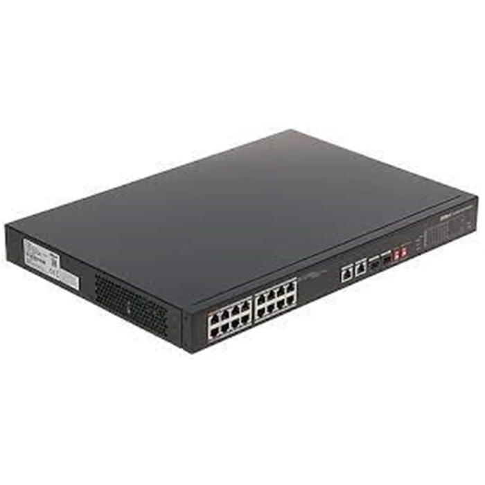 DAHUA PFS3218-16ET -135 16 PORT GIGABIT +1XRJ45-1XGB  SFP COMBO 135W POE RACKMOUNT  SWITCH