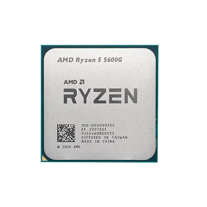 AMD Ryzen 5 5600G TRAY 3.9 GHz 6 Çekirdek 19MB Cache AM4 7nm Kutulusuz Fansız İşlemci