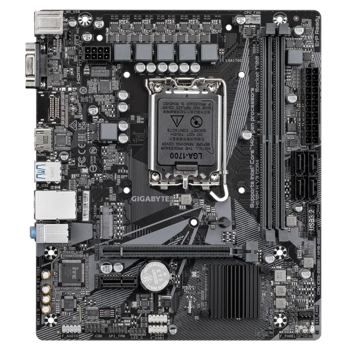 GIGABYTE H610M H V3 DDR4 3200MHZ M.2 HDMI MATX 1700P