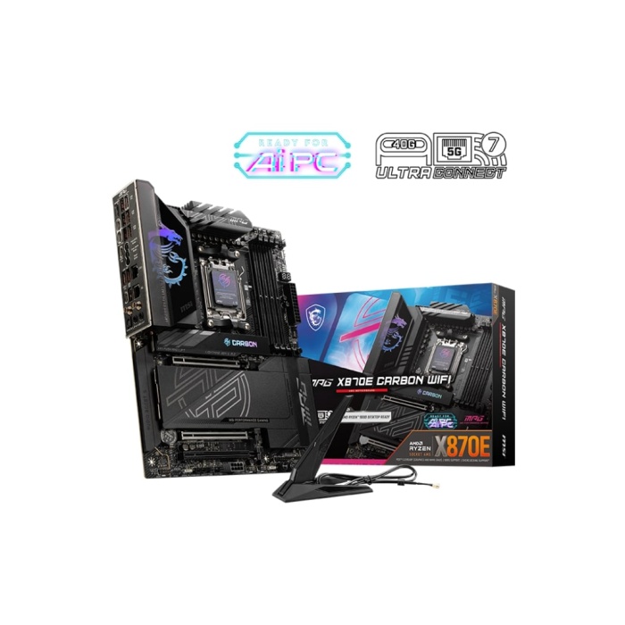 MSI MPG X870E CARBON WIFI AMD X870E SOKET AM5 DDR5