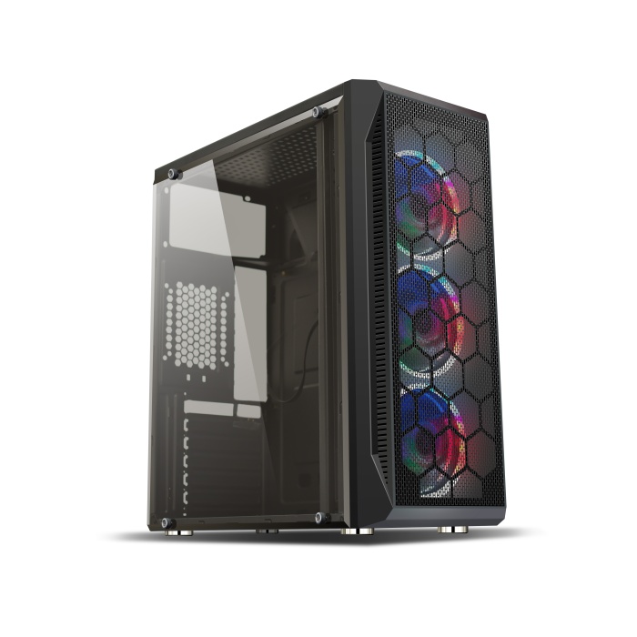 HIPER ZOE GAMING RAINBOW MID ATX KASA 500W