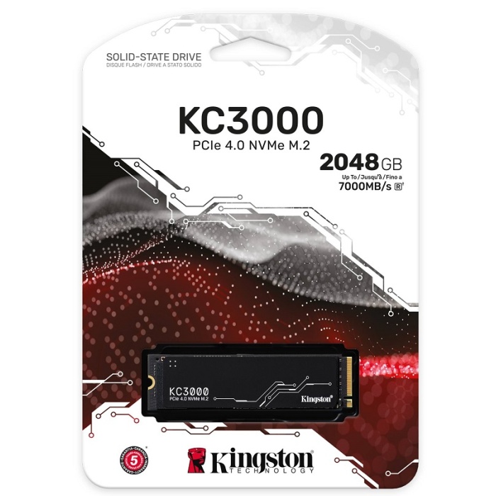 2TB KINGSTON KC3000 PCIe 4.0 SKC3000D/2048G