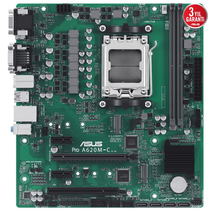 ASUS PRO A620M-C-CSM AM5 DDR5 6400MHZ MATX