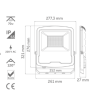 İNOLED 70W LED PROJEKTÖR