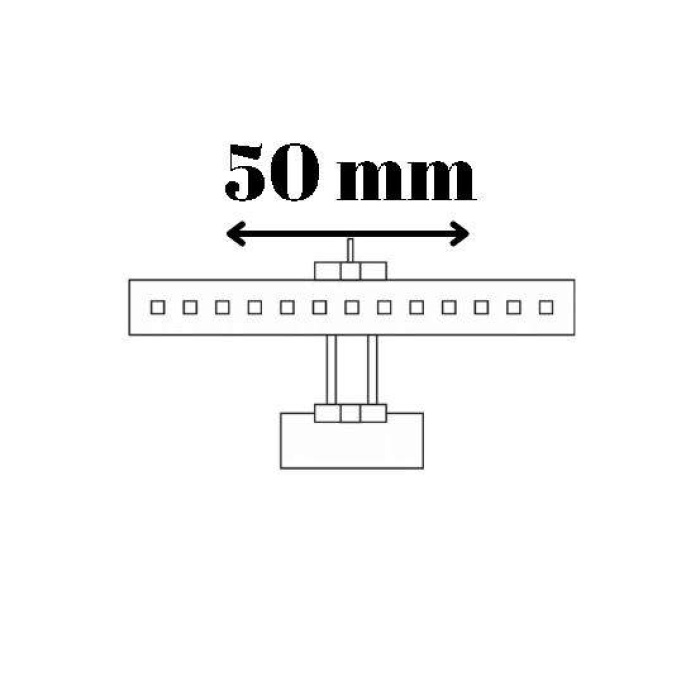 İNOLED 6W Krom Led Aplik Günışığı