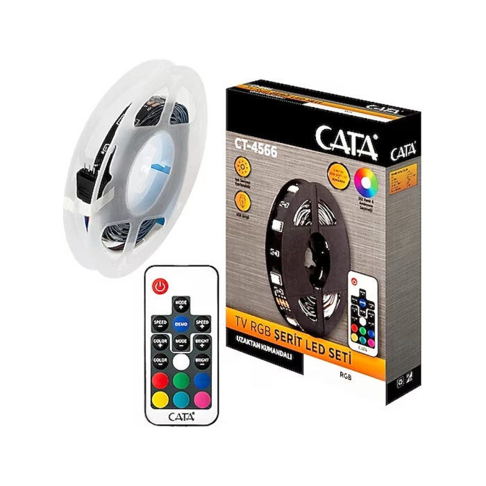 Cata Tv Arkası Rgb Şerit Led 3 Mt CT-4566