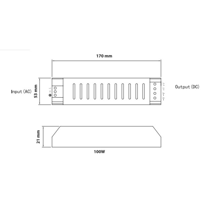 8.3A Ultra slim Led Trafo İnoled