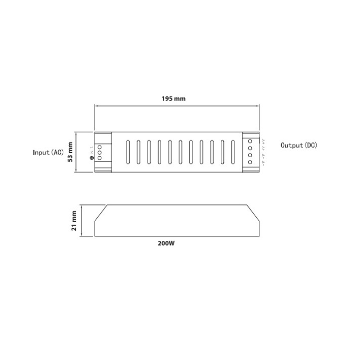 12.5A Ultra Slim Led Trafo İnoled