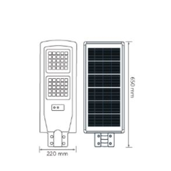 200W İNOLED SOLAR SOKAK ARMATÜR