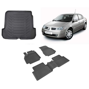 Renault Megane 2  Sedan 2003-2008  4.5D Sahler Paspas 3D Bagaj Havuzu