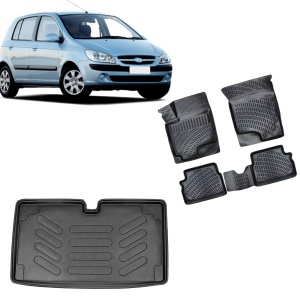 Hyundai Getz  2002-2011 Rizline 3D Havuzlu Paspas ve Bagaj Havuzu Set