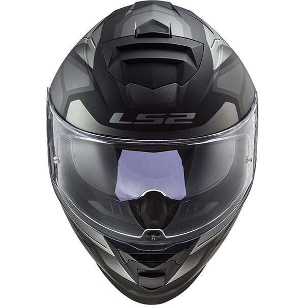 LS2 STORM FASTER MAT TITANIUM KASK M