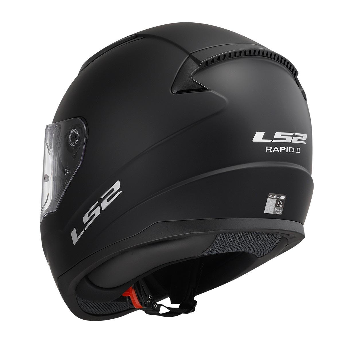 LS2 RAPID 2 MAT SİYAH KASK XS