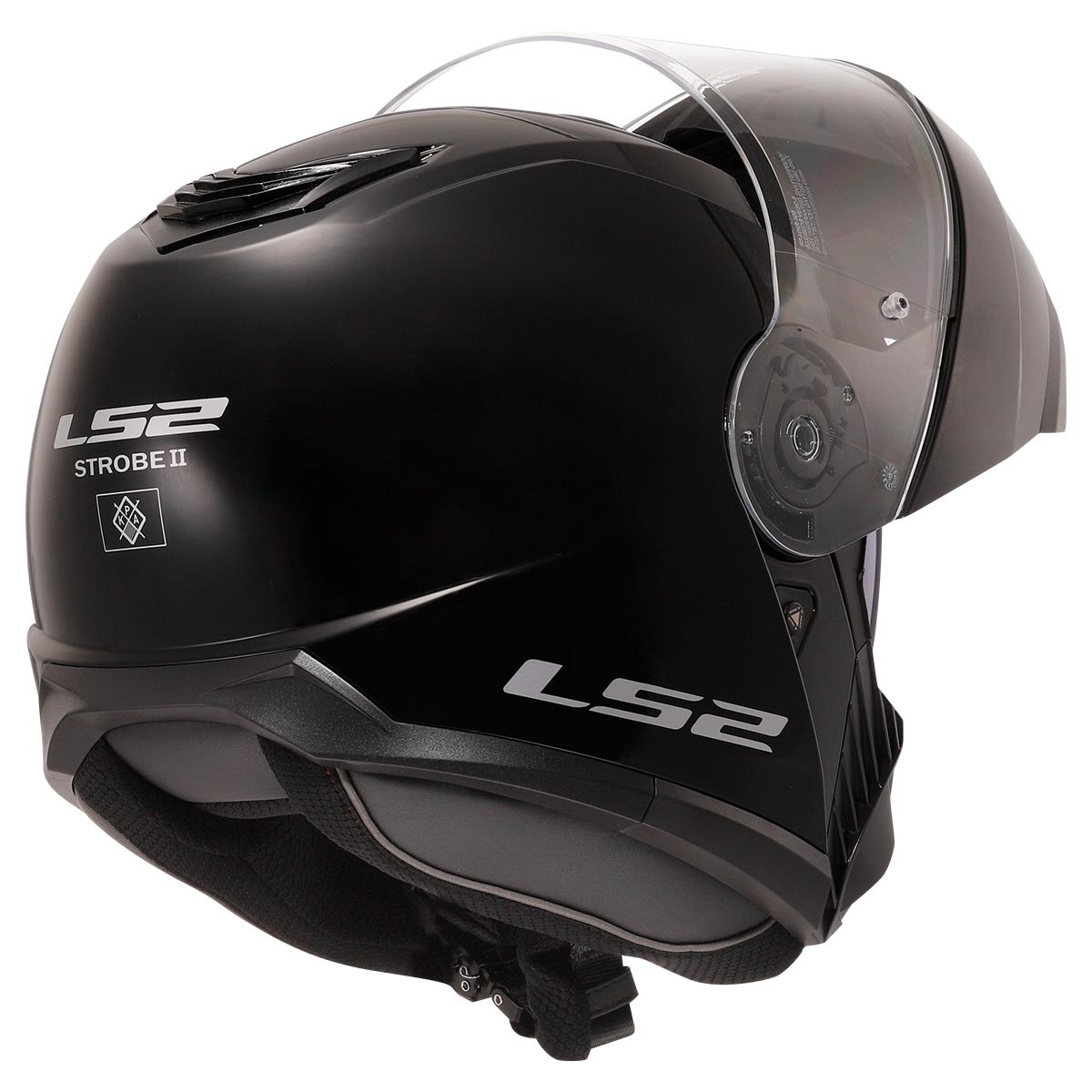 LS2 STROBE 2 SİYAH KASK XL