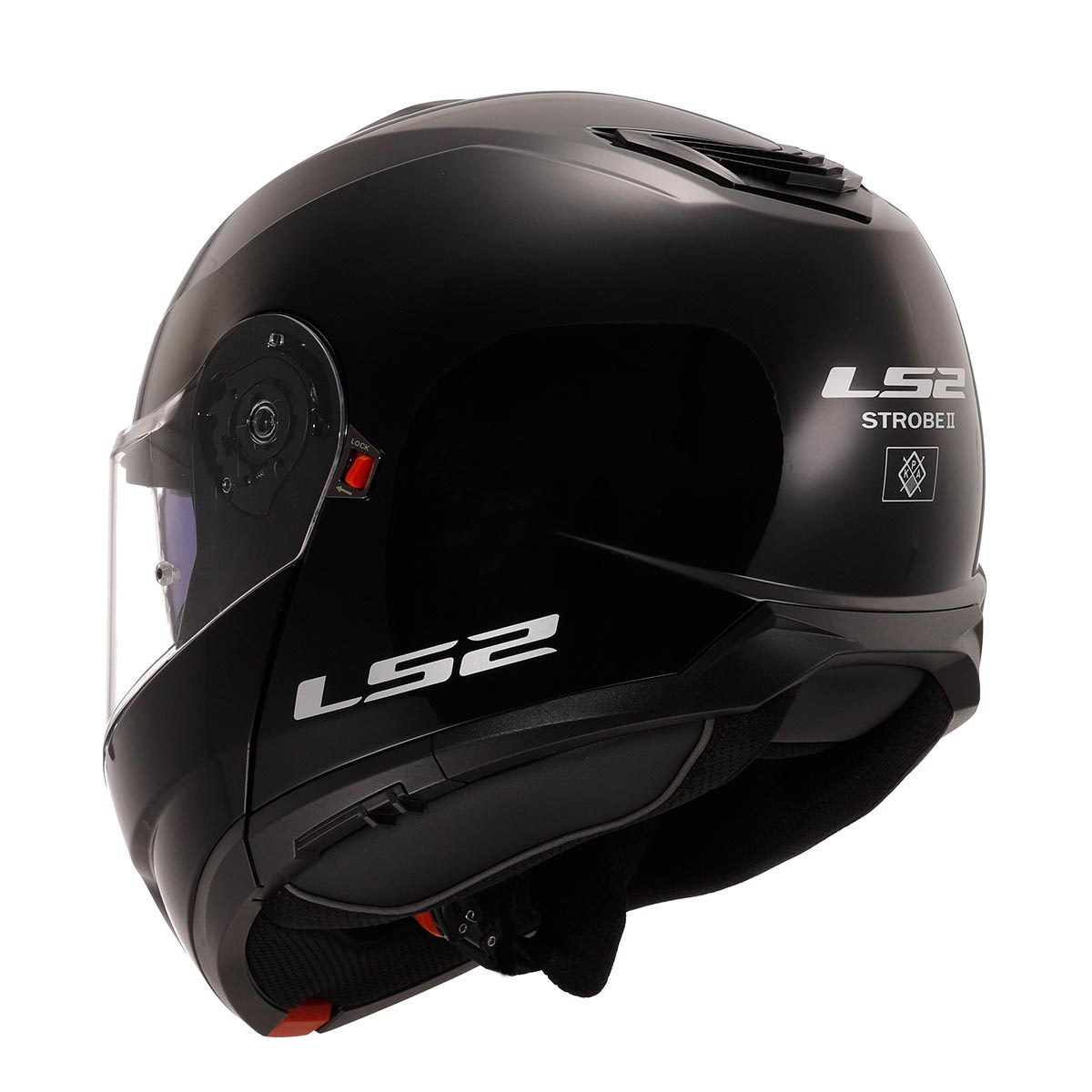 LS2 STROBE 2 SİYAH KASK XL