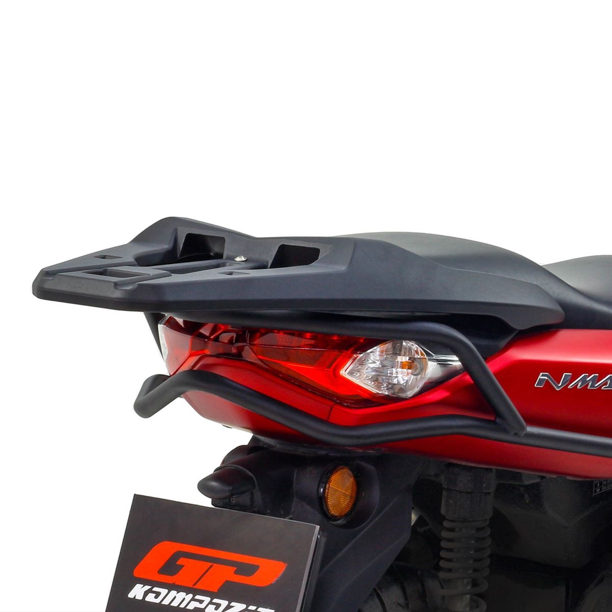 GP Kompozit Yamaha NMAX 125 / 155 2021-2024 Uyumlu Arka Çanta Demiri Siyah