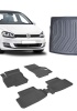 Volkswagen Golf 7-7.5 2013-2020 4.5D Havuzlu Paspas 3D Bagaj Havuzu Set