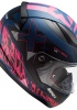 LS2 RAPID XTREET MAT MAVİ-MOR KASK M