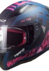 LS2 RAPID XTREET MAT MAVİ-MOR KASK M