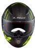 LS2 RAPID RAVEN MAT SİYAH-GRİ-NEON SARI KASK L