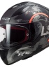 LS2 RAPID CIRCLE MAT TITANIUM-TURUNCU KASK S