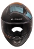 LS2 RAPID 2 EXTRA MAT GRİ-NEON TURUNCU KASK M