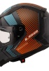 LS2 RAPID 2 EXTRA MAT GRİ-NEON TURUNCU KASK M