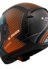 LS2 RAPID 2 EXTRA MAT GRİ-NEON TURUNCU KASK M