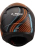 LS2 RAPID 2 EXTRA MAT GRİ-NEON TURUNCU KASK XL