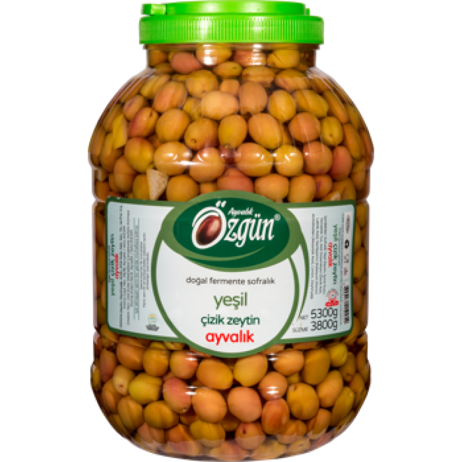 Özgün Yeşil Çizik Ayvalık Zeytin (5300 gr.)