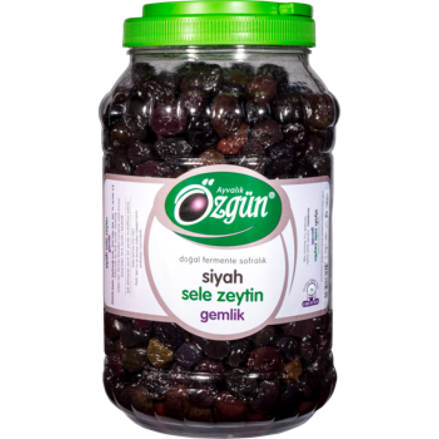 Özgün Siyah Sele Gemlik Zeytin (2300 gr.)