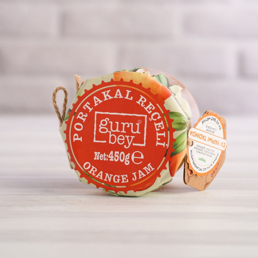 Gurubey Şekersiz Portakal Reçeli 450GR