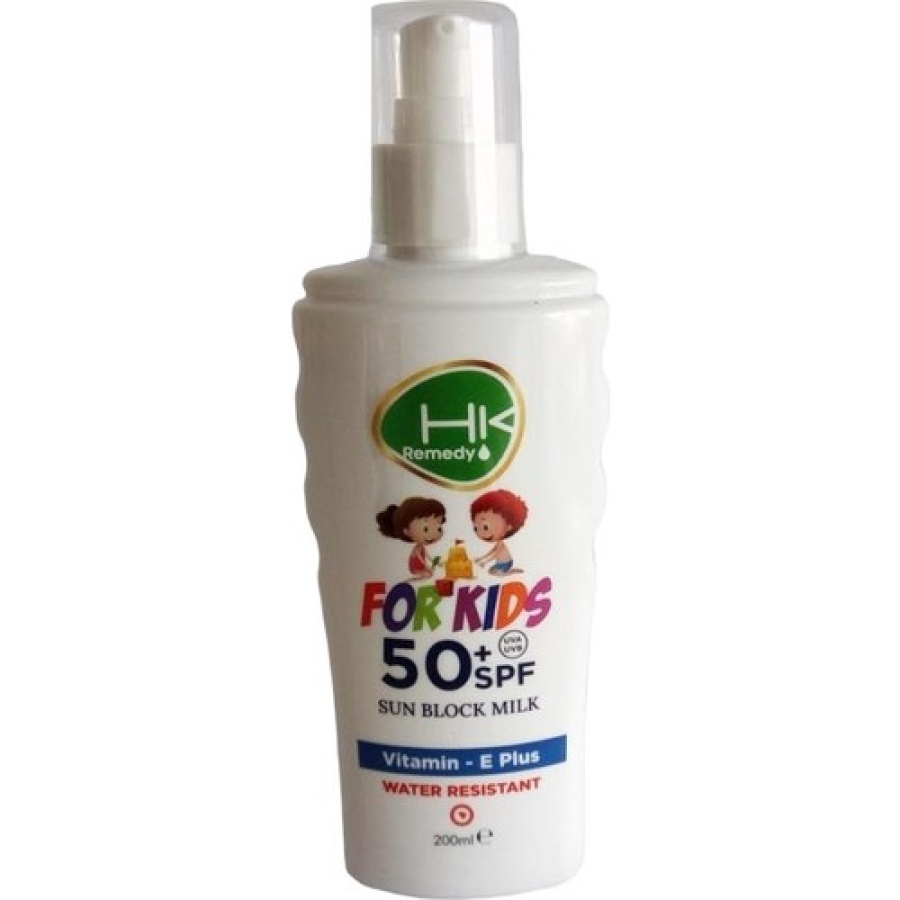 HK REMEDY GÜNEŞ KREMİ ÇOCUK 50 SPF 200 ML