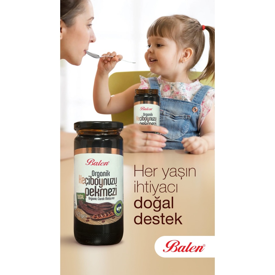 BALEN ORGANİK (KEÇİBOYNUZU) PEKMEZİ 625 G.