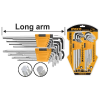 Ingco Endüstriyel 18li Uzun Alyan ve Torx Anahtar Seti ING-HHKSET0181