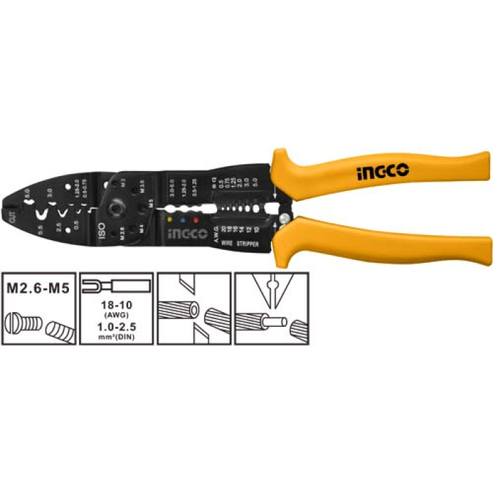 Ingco Endüstriyel Kablo Sıyırma Pensesi 250mm ING-HWSP101