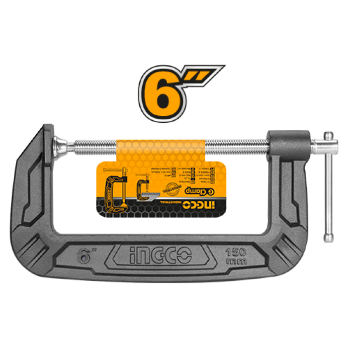 Ingco Endüstriyel Çengelli G Tip Mengene 150mm ING-HGC0106