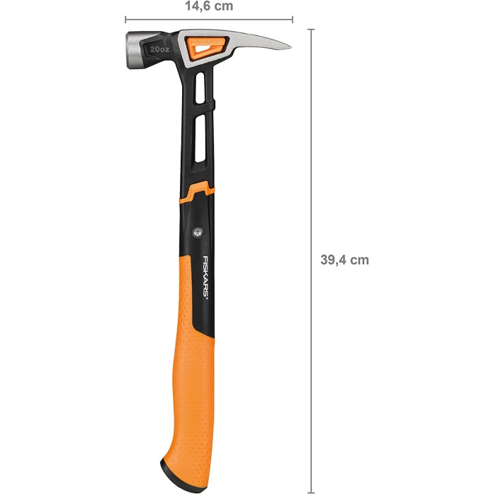 Fiskars Isocore 20 OZ Profesyonel Tırnaklı XL Çekiç 1020215