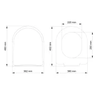 VISAM EGE DUROPLAST KLOZET KAPAĞI 506-001