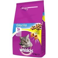 WHISKAS KURU STERILIE TAVUK 1400GR