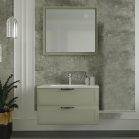 DENKO BEYOGLU 85 CM GRI LAKE BANYO DOLABI TAKIMI