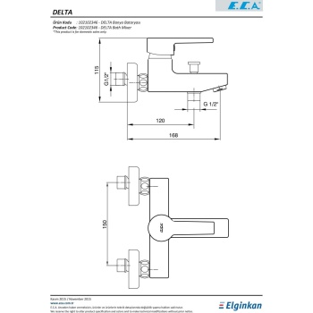 ECA DELTA BANYO BATARYASI 102102346