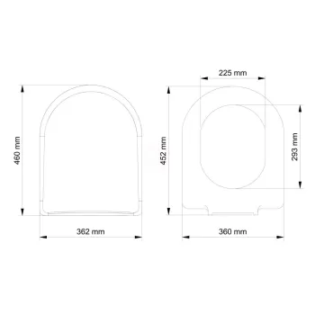 VISAM EGE DUROPLAST KLOZET KAPAĞI 506-001