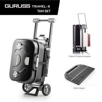 GURUSS TRAVEL-X TAM SET TASINABILIR MANGAL SIYAH