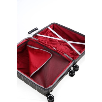 CCS 5241 65 CM TROLLEY VALIZ ANTRASIT ORTABOY